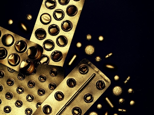 Photo of tablets in blister foils
