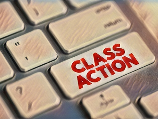 Class action - legal proceeding in which one or several plaintiffs bring a lawsuit on behalf of a larger group