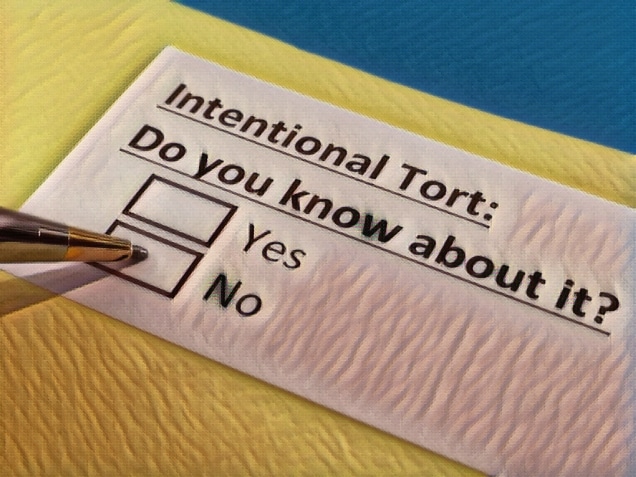 Questionnaire about intentional tort law
