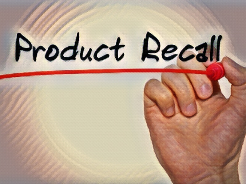 Hand writing inscription Product Recall with marker. Concept of Why Are CPAP Machines Getting Recalled