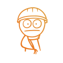worker stickman with arm sling