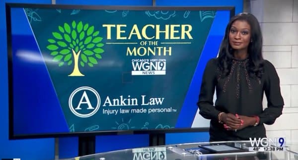 teacher of the month news segment