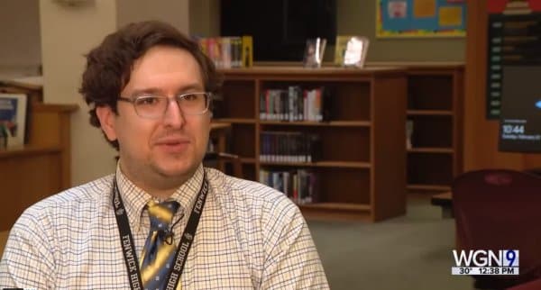 news interview with a teacher