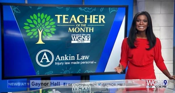 teacher of the month news segment