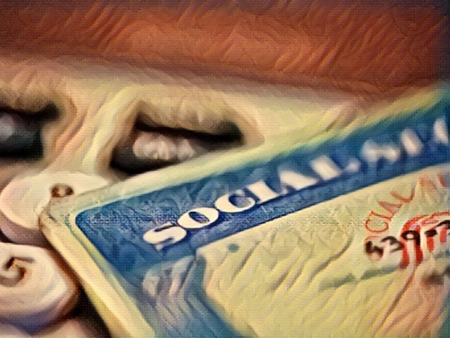 close up shot of social security cards