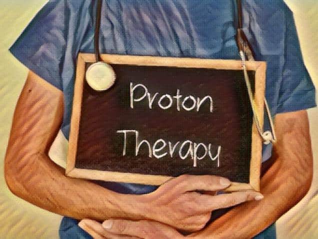 information on blackboard proton therapy. concept of insurance companies deny proton therapy