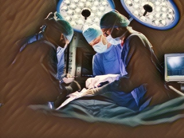 Team of surgeons doing surgery in hospital operating room. Concept of How Much Nerve Pain After Surgery Is Normal